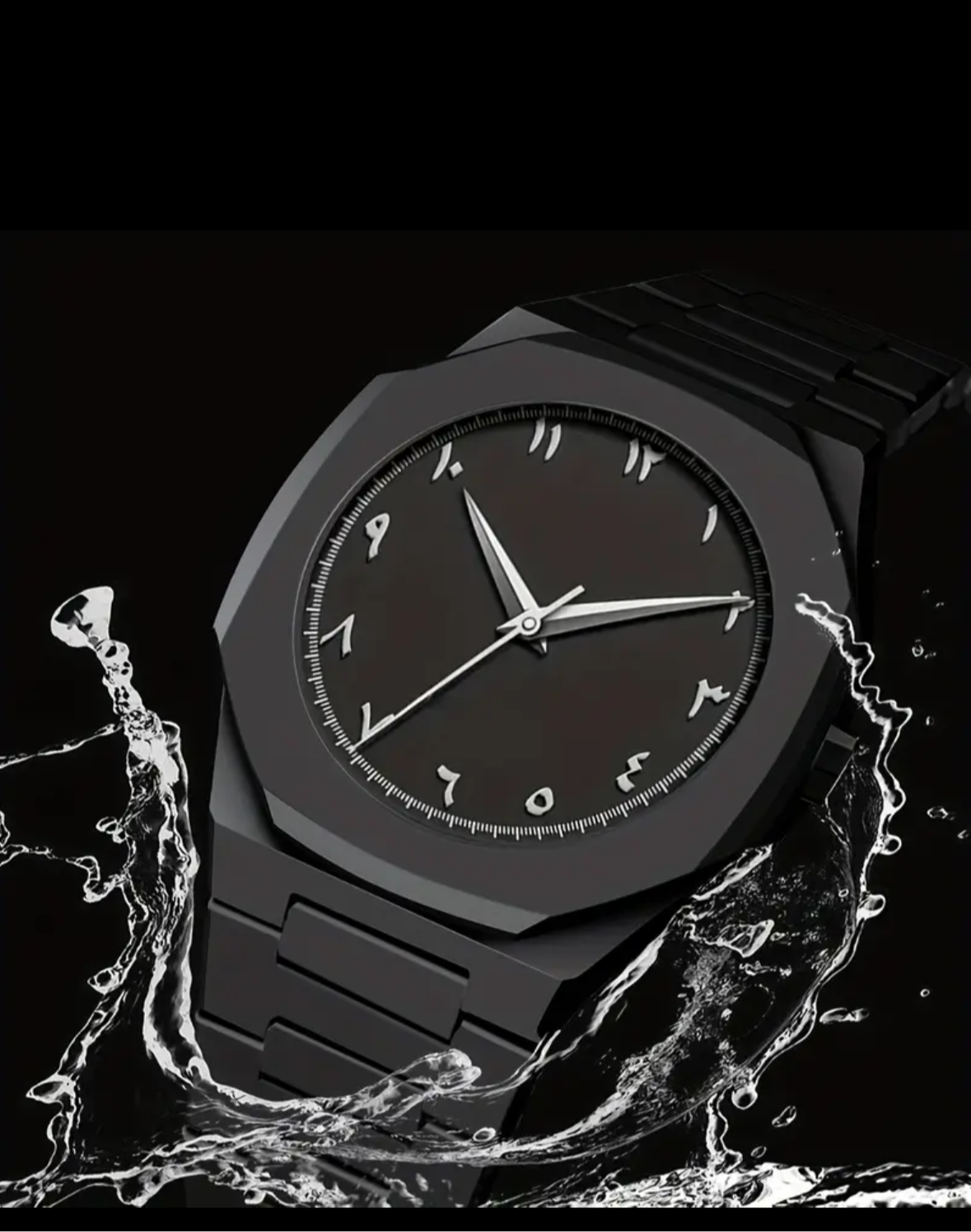 Black Aura Quartz Watch