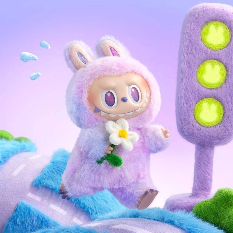 Labubu Doll Big into Surprise Blind Box Keychain – Cute Kawaii Vinyl Charm