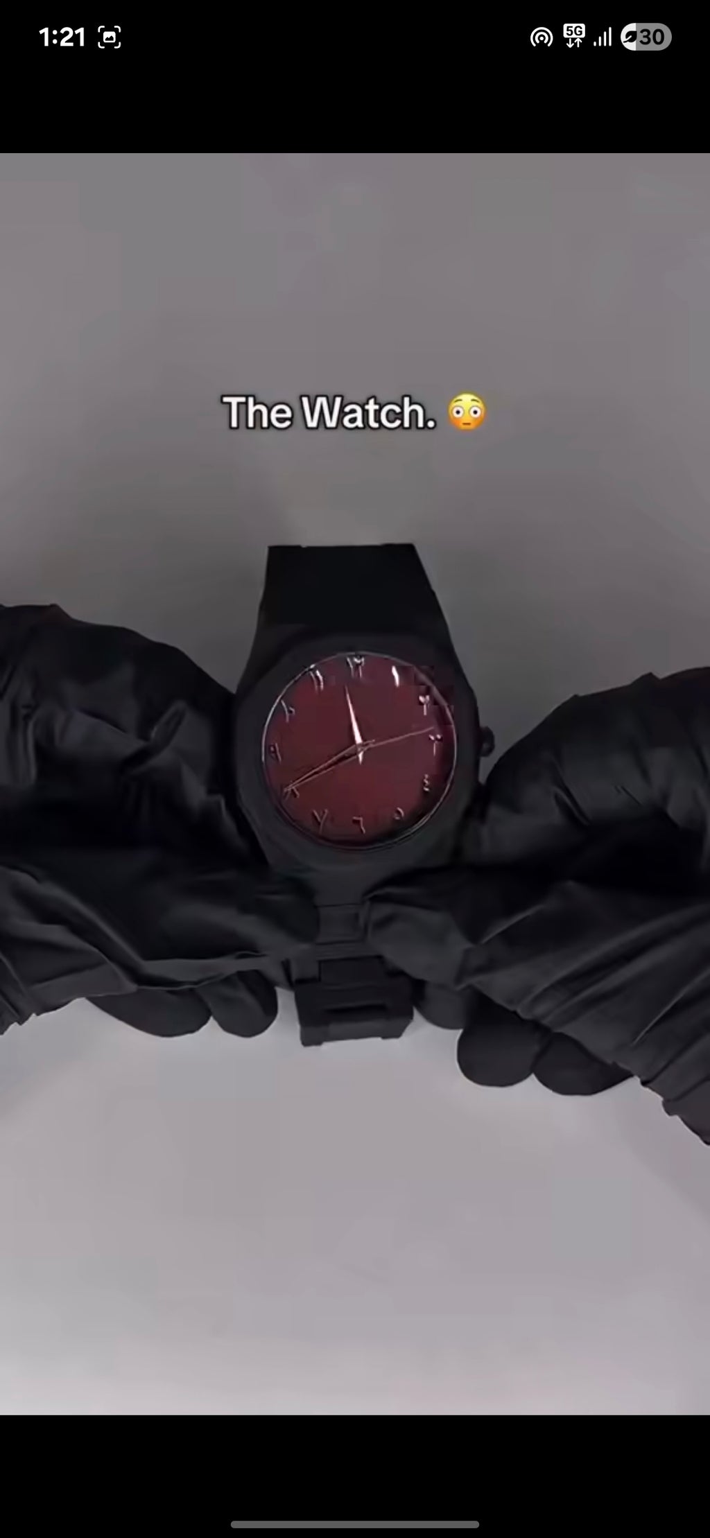 Black Aura Quartz Watch