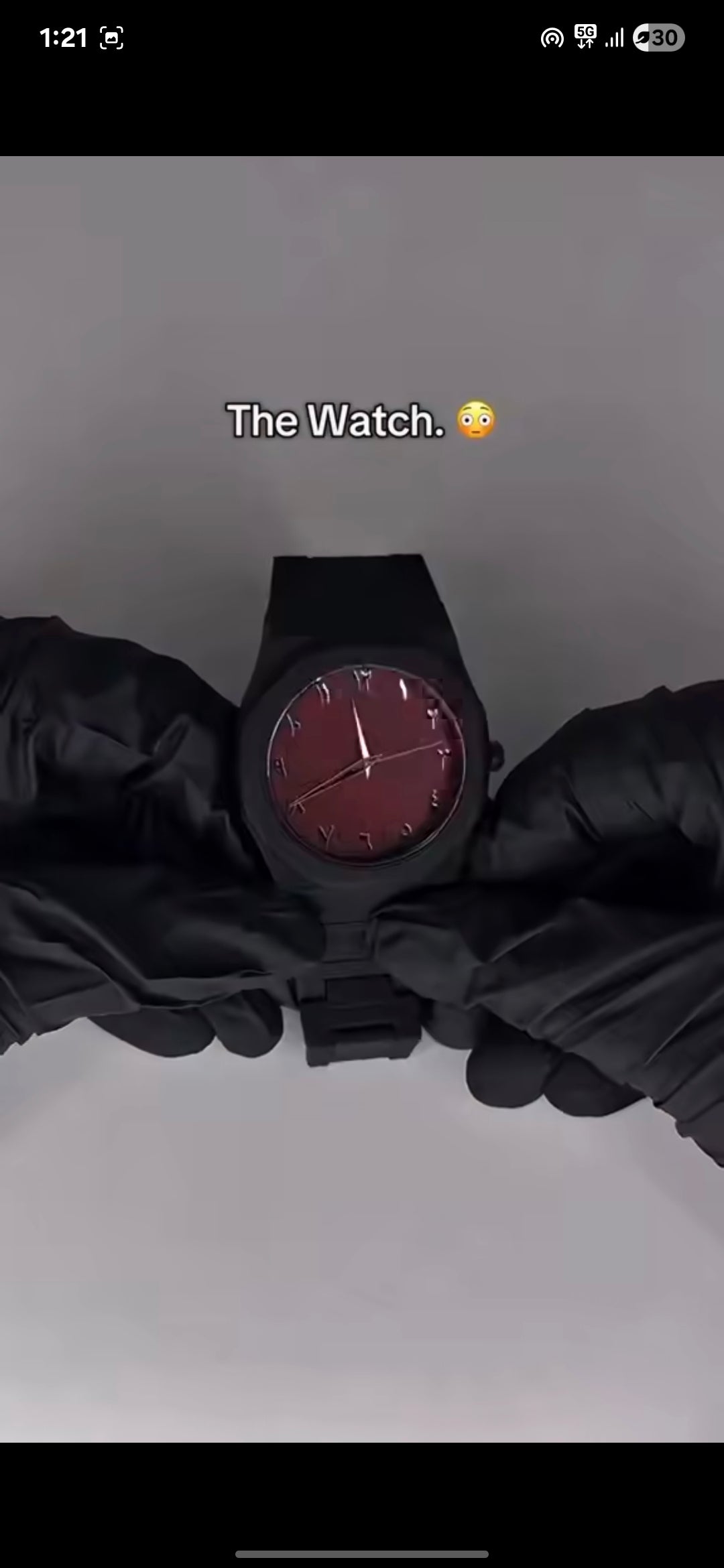 Black Aura Quartz Watch