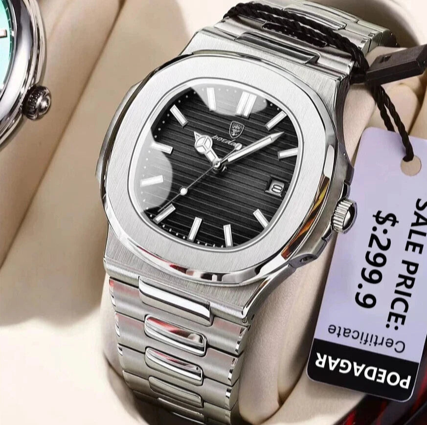 Luxury Stainless Steel Watch